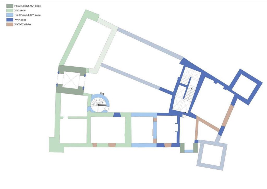 Château de Marcillac (46) Plan de datation